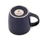 Rustic Navy Grey Coffee Mug Set of 6 Pc