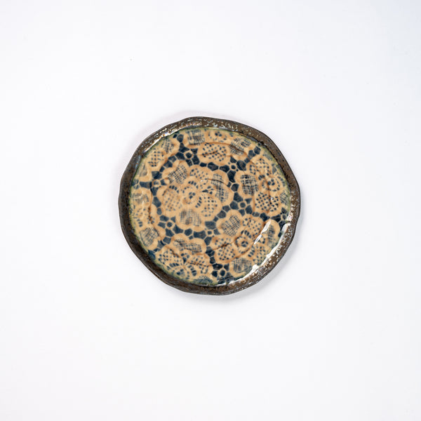 Floral Art Small Plate