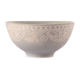 Hitkari Porcelain Mila Light Grey 2 Serving Bowl With 4 Veg Bowl And 4 Full Plate