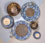 Hitkari Porcelain Metallic Art Dinner Set, 4Pcs.