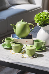 Tea Set OF 17pc. TS1 -Matte Light Green